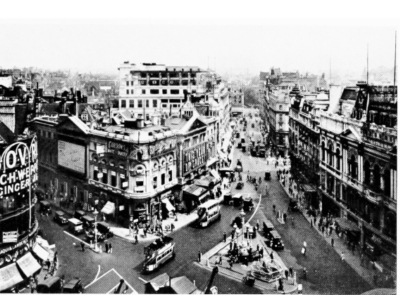 Piccadilly Circus 1928 - View looking East.jpg. Click on the picture to enlarge